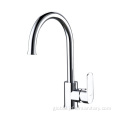 Single Lever Brass Kitchen Faucet Hot Sell Chrome In Brass Mixer Kitchen Faucet Factory